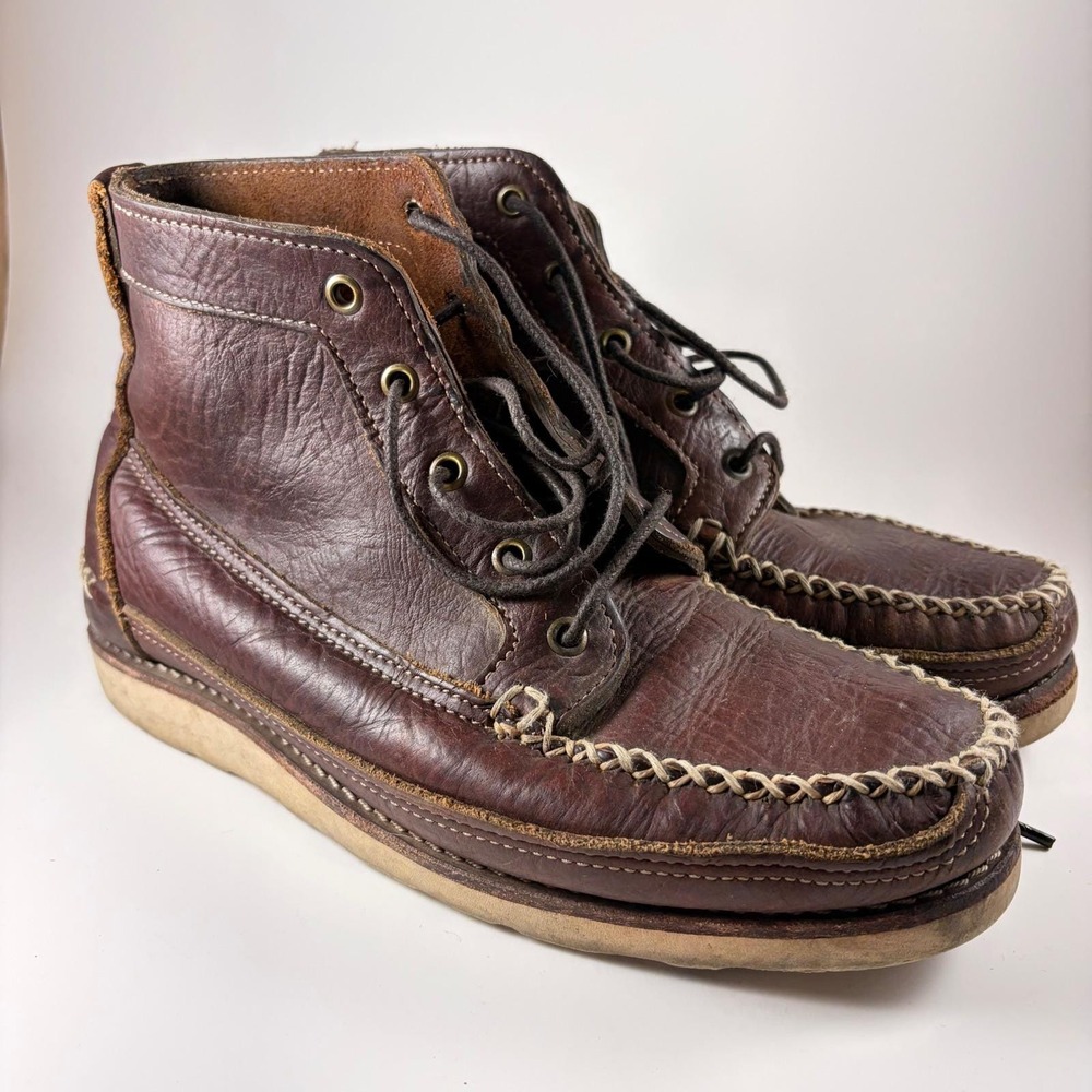 Vintage Gokey Moccasin Chukka Leather Boots Men's 9.5D Made in USA
